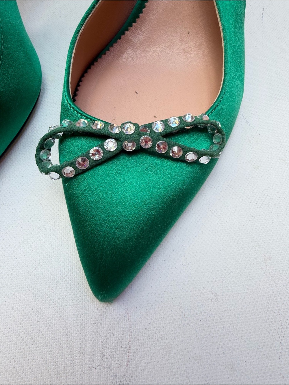 J Crew Colette Rhinestone Bow Pumps - Picture 2 of 6